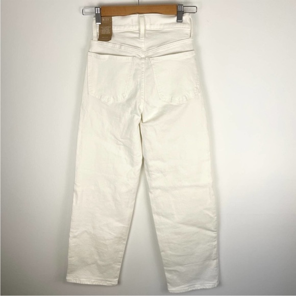 Madewell The Perfect Vintage Wide Leg Crop Jeans in tile white size 23 - Picture 5 of 6
